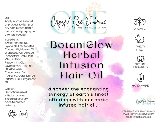 BotaniGlow Herbal Infusion Hair Oil